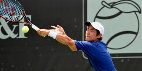 全豪復帰の西岡良仁、初戦1セット目を先取［全豪オープン］