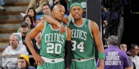 レイ・アレンがセルティックス永久欠番入りのポール・ピアースを称賛「2008年の優勝は特別」