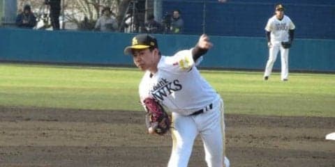 「7、8割の力」で150キロ超連発　ホークス19歳左腕が衝撃の実戦初登板