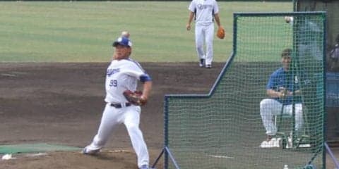 中日・松坂、333日ぶり打者と対戦　変化球は「ゲームに入っても問題ない」