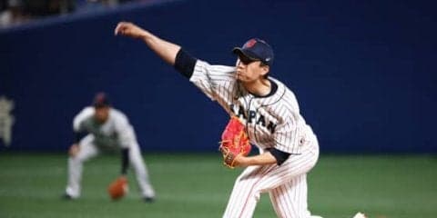 侍ジャパン千賀、2回6Kの完全投球に自分自身で驚き　「マグレが起きたなと」