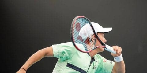 西岡、第2セットを6-3で取り、決着は第3セットへ[男子テニスATPワールドツアー マスターズ1000 インディアンウェルズ]