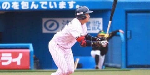 ヤクルト、ドラ1ルーキー村上が“プロ初安打”　第1打席で遊撃内野安打