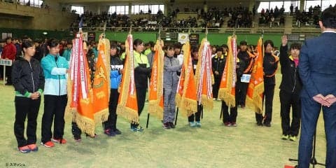 初出場、札幌光星の藤本悠那さんが選手宣誓！【第40回全国選抜高校テニス大会】