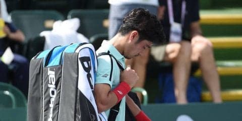 【速報】杉田、第3セットは1-6で力尽きる。逆転ならずに1回戦敗退[男子テニスATPワールドツアー マスターズ1000 マイアミ]