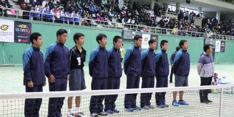 16年連続18回目の出場となる鳳凰が、初戦突破【第40回全国選抜高校テニス大会】