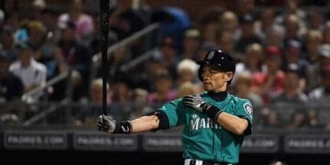 【MLB】右ふくらはぎ張りのイチロー、1週間ぶり先発出場　第1打席は空振り三振