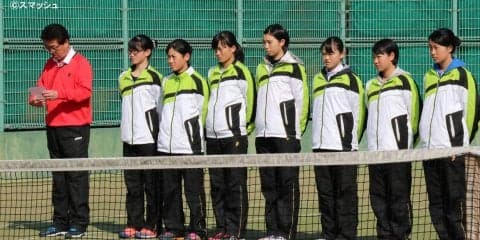 部員7人中1年生が6人の城南学園【第40回全国選抜高校テニス大会】