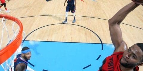 3位ブレイザーズに敗れたサンダー、カーメロ・アンソニー「順位を気にせずやる」