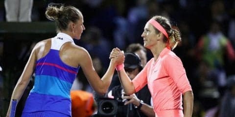 アザレンカがプリスコバに勝利、ベスト4進出[マイアミ・オープン]