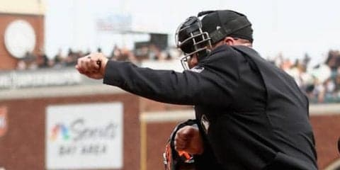 「自分の試合にいたら困る」　MLB屈指の強打者も困惑した「クレイジー」な球審が話題