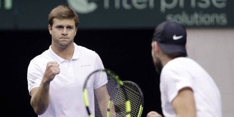 ソック／ハリソンペアが勝利し、アメリカが準決勝進出[デビスカップ・準々決勝]