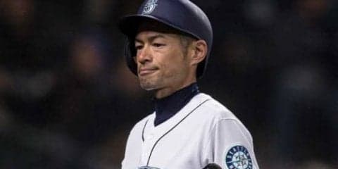 【MLB】「8番・左翼」イチロー　3回1死二塁の好機で快速飛ばすも僅差で遊ゴロ