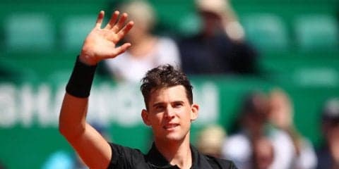 ティームがルブレフとの息詰まる試合を5-7、7-5、7-5で制して3回戦へ[男子テニスATPワールドツアー マスターズ1000 モンテカルロ]
