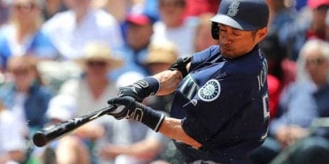【MLB】イチロー、5戦ぶりスタメンで今季3度目マルチ　内野安打2本で通算3089本