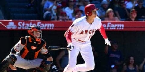 【MLB】大谷翔平、メジャー初4番で右前打　驚異の対応力で技あり一打、エ軍は敗戦