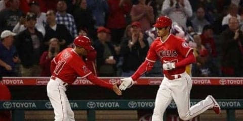 【MLB】大谷翔平、ヤ軍剛腕の内角156キロに衝撃弾　敵将称賛「グレートなスイング」