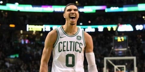ジェイソン・テイタムがラリー・バード超え、プレーオフ5試合連続20得点オーバー