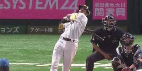 ホークス、中村晃＆柳田のソロ2発で先制　柳田は6年連続2桁本塁打＆17試合連続安打