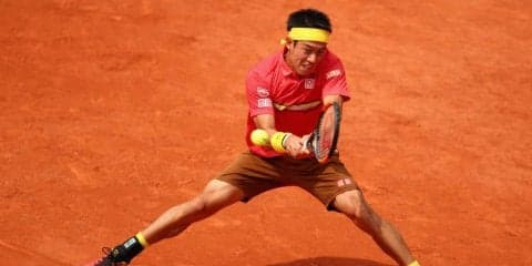 錦織「しっかり楽しまないと」ジャンビエに苦戦するも1回戦をストレートで突破[全仏オープン]