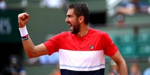 【速報】チリッチが2年連続ベスト8。フォニーニの猛追を振り切る[全仏オープン]
