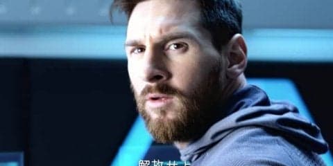 メッシが近未来風の空間でトレーニング！AS10新CMが6/15オンエア