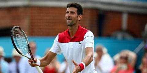 ジョコビッチがミルマン相手にリードを許さず快勝[男子テニスATPワールドツアー500 ロンドン]