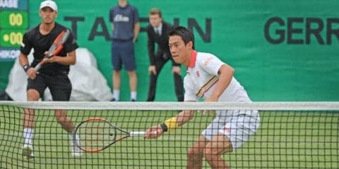 錦織 マクラクラン勉とのダブルスは初戦敗退[男子テニスATPワールドツアー500 ハレ]