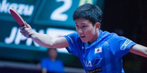 【卓球】張本智和が日本人トップキープで8位｜男子世界ランキング(9月最新発表)