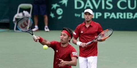 日本勝利でワールドグループ残留決定。マクラクラン勉／内山が代表戦初勝利で「日本チームはすごく強くなってる」[デビスカップ]