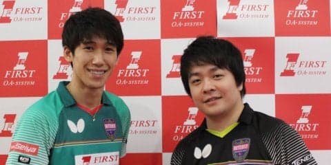 BKBが卓球・岸川聖也との特訓を公開