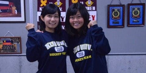 【ホッケー（女子）】秋季リーグ開幕前インタビュー第２弾！　荒川理佳子副将×雑賀水紀副将