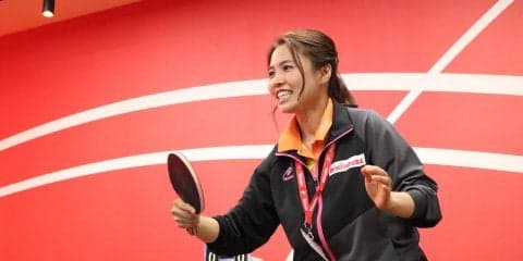 【卓球】平野早矢香、楽天オープンに登場　石川姉妹も客席で熱戦を応援