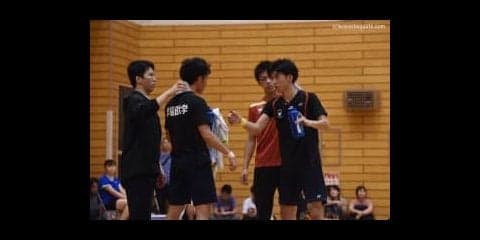 個人戦初日！男女複は３組が４回戦へ