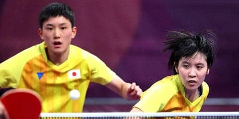 張本智和・平野美宇 中国に敗れて銀メダル＜卓球・ユース五輪 混合団体＞