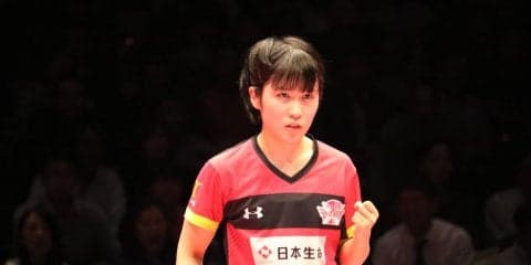 【卓球・Tリーグ】平野美宇が“世界最強カットマン”ソヒョウォンとの大接戦を制す　日生の勝利決める＜女子開幕戦・3番シングルス＞