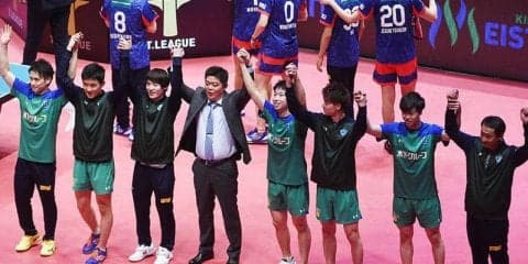 卓球新リーグ・Tリーグついに開幕！歴史的初勝利は水谷、張本擁するKM東京