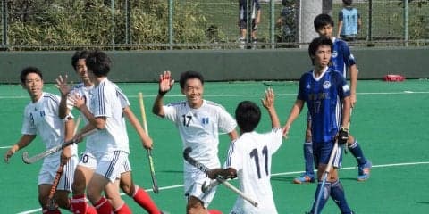 【ホッケー（男子）】序盤にリードを作って逃げ切り勝ち。秋季リーグ初戦の相手との再戦を制し１回戦突破！／第６７回男子全日本学生ホッケー選手権大会　１回戦　ＶＳ東大