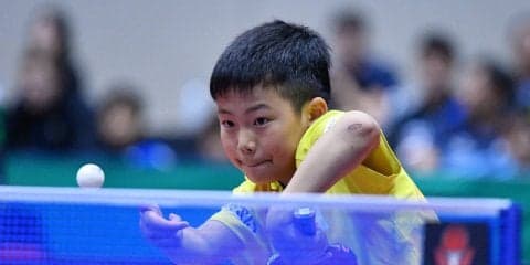 【卓球】11歳・松島輝空が13歳以下の部で最年少V　張本以来の快挙＜全日本カデット＞
