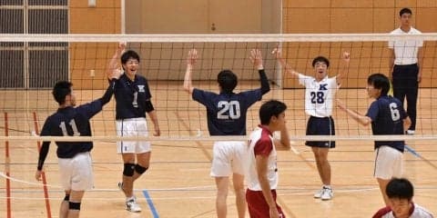 【バレーボール部男子】　インカレ１回戦、ストレートで快勝！
