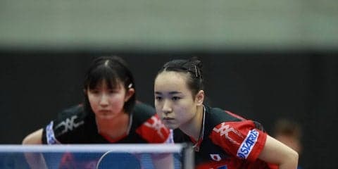 【卓球】“みまひな”ペアが中国ペアに圧勝＜ワールドツアー・グランドファイナル＞