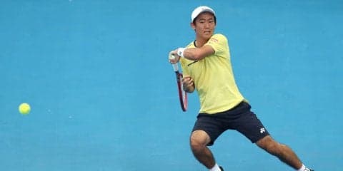 西岡が今季ツアー本戦初勝利。世界81位を相手に圧勝で初戦突破[ATP250 シドニー]
