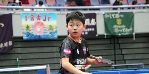 【卓球】松島輝空 ジュニア3回戦を突破　冷静な戦術光る＜全日本卓球2019＞