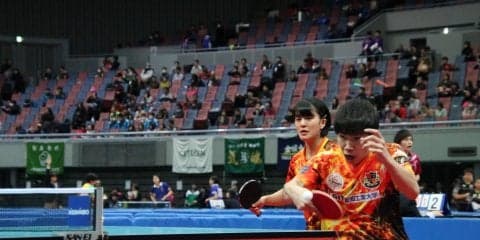 【卓球】吉村、後輩高見のバックハンドに屈す  佳純「反応出来んかった」＜全日本卓球2019＞
