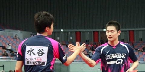 【卓球】水谷・大島ペア4強入り　張本ペアとの大一番へ＜全日本卓球2019・男子複＞