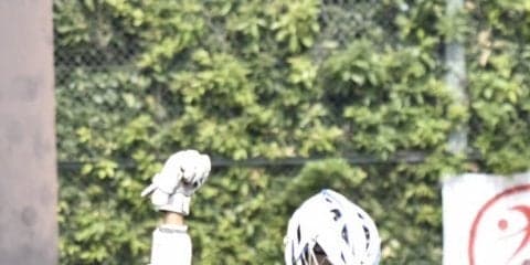 【ラクロス部男子】　リーグ開幕戦立命大に５ー５で引き分け