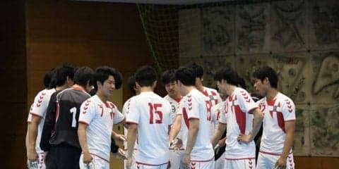 【ハンドボール部男子】「大体大に敗北し、春季リーグ戦７位」
