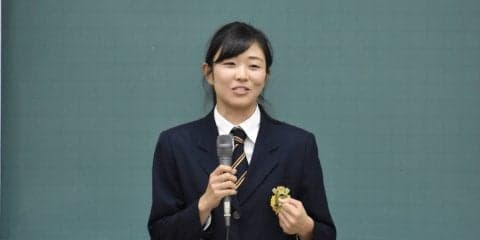 【ラクロス部】 幹部交代式が行われる