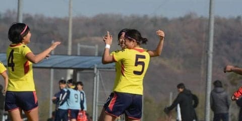 【ソッカー（女子）】インカレ１回戦　インカレ初勝利！　ベスト４に向け幸先の良いスタート　活水女子大戦