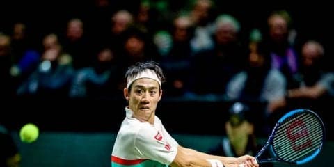 錦織「彼はサービスを活かし攻撃的なプレーをする」。次戦相手元世界10位グルビスを警戒[ATP500 ロッテルダム]